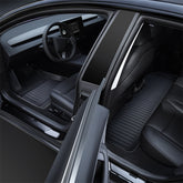 ชุดพรมปูพื้นภายใน TPE ทุกสภาพอากาศพร้อมแผ่นบุประตูสำหรับ Tesla 2024+ Model 3 ไฮแลนด์